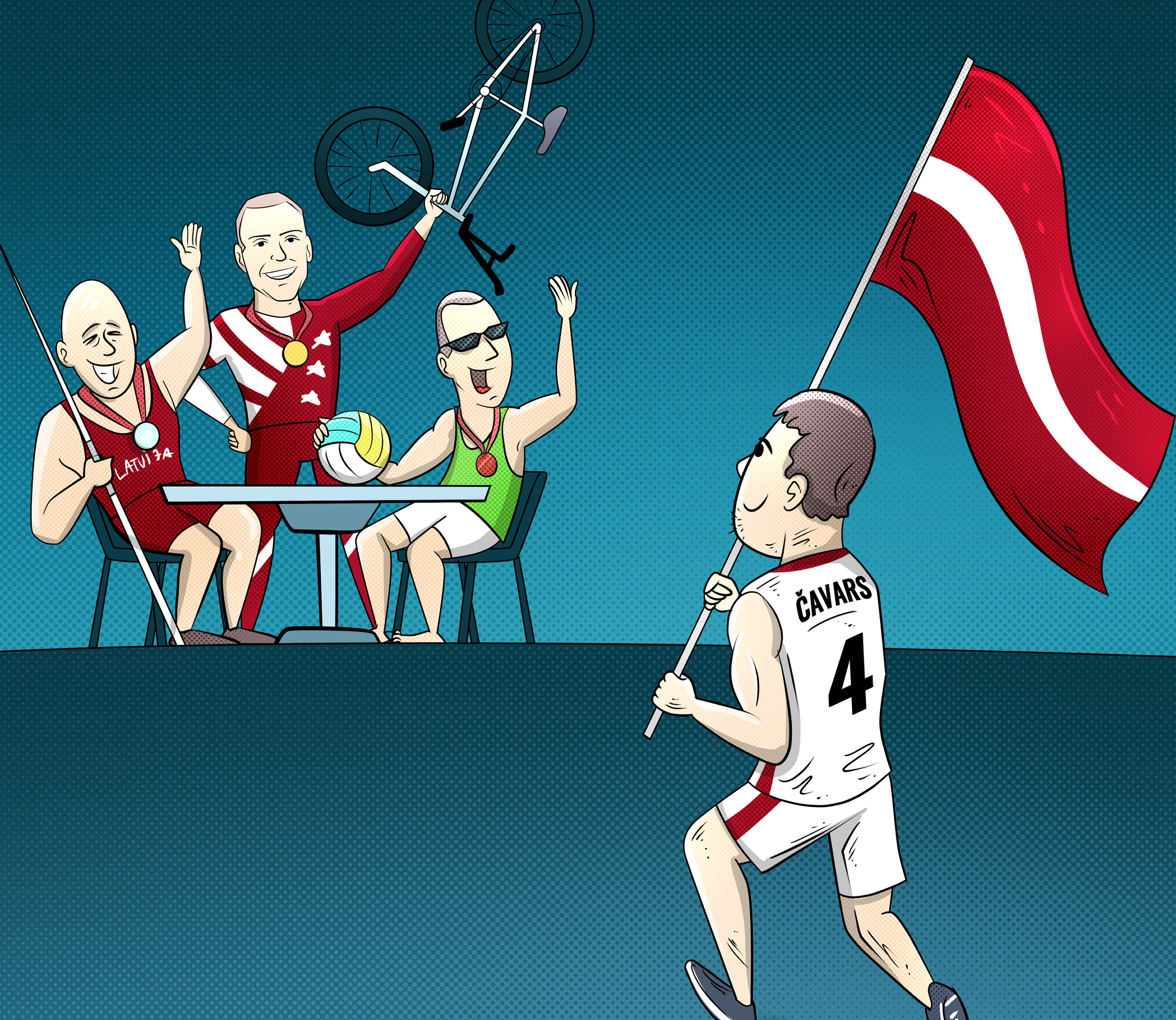 Latvijas olimpisko karognesēju kompānijā ienāk basketbols