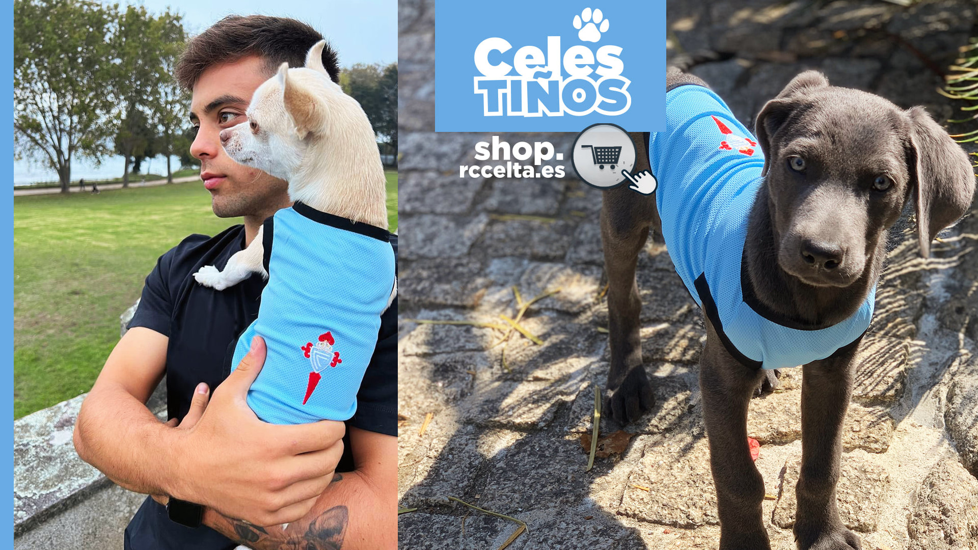 “Celta Vigo” izlaiž speciālu apģērbu citāda veida līdzjutējiem: suņiem